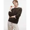 Tienda Insignia Shanghai Dan Nong / Suéter de Punto Redondo de Alta Gama Francés para Mujer 26 Nuevo de Invierno Base Casual