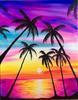 Pintura de diamantes 5D de Amazon, con diseño de atardecer, luna, planta, árbol y paisaje, pintura decorativa DIY, fabricantes, venta al por mayor, superventas