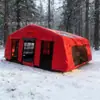 Tienda de Campaña Inflable Personalizada Protección Solar Nuevo Espacio Grande Ultraligera Apertura Rápida Resistente al Frío Camping Gran Lujo Villa