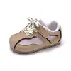 Nueva colección de otoño de zapatillas de bloques de color para niños y niñas, zapatillas de entrenamiento estilo coreano alemán 2026, zapatillas ligeras para correr, disponibles para envío directo