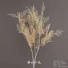 Arranjo de Chão com Flores Artificiais Cor de Champanhe, Rosa de Casamento, Hortênsia, Material de Flores para Corredor de Teto, Arranjo de Decoração para Auditório