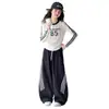 Conjunto deportivo para niñas, nuevo modelo otoño 2026, atuendo fresco y elegante para estudiantes de secundaria, conjunto casual de dos piezas para niñas
