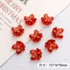 Acessórios de Natal Sino de Laço de Acrílico Bronzeado Contas Feitas à Mão DIY Brincos Pulseira Material para Joias