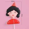 Decoración de pastel de cumpleaños de mamá y papá con estilo de celebridades en línea, bendición, decoración, saludable, seguro, buena suerte, complemento para hornear