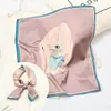 [Diseño Original] Pañuelo Cuadrado Pequeño Estilo Coreano Ins para Mujer Todo Combinación Estilo Occidental Pañuelo Decorativo Pañuelo de Primavera y Otoño Pañuelo Artístico