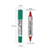 Kit de marca-texto dupla face para papelaria marcação de cor chave seis cores marcador para decoração de diário de conta manual de estudante
