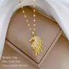 [Acero de titanio] caballo al éxito luz de lujo elegante precioso collar completamente de diamantes cadena de clavícula versátil para mujer cadena de acero de titanio
