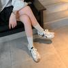 Versão de 7cm dos Sapatos Forrest Gump que Aumentam a Altura para Mulheres, Couro Genuíno, Novo Estilo 2025, Tênis de Treino Alemão Retrô para Pessoas Baixas, Sapatos Casuais Versáteis
