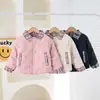 Conjunto de Invierno para Niños Nuevo Engrosado Cálido de Manga Larga de Dos Piezas para Bebés de un Año, Ropa de Algodón Engrosada Cálida para Salidas