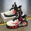 Nuevos Zapatos de Baloncesto para Niños de Primavera y Otoño, Zapatos Deportivos Ligeros con Absorción de Impactos para Niños y Niñas, Zapatos Individuales Impermeables de Cuero con Hebilla Giratoria, Transfronterizo