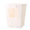 Bolsa Tote Trapezoidal para Buquê com Janela, Bolsa para Embalagem de Flores do Dia dos Namorados Chinês, Bolsa de Presente Floral, Lembrancinha de Casamento, Cesta de Flores Popular