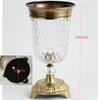 Adornos de Cobre Puro Plato de Frutas de Cristal Vaso de Flores Artesanías para el Hogar Europeas Americanas Francesas Sala de Estar Sala Modelo