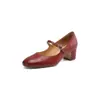5cm Confortáveis para longos períodos em pé, sapatilhas femininas de bico fino, nova coleção primavera 2026, todo em couro, sapatos de trabalho pretos elegantes