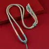 Collar de Cuerda para Thangka Tejido a Mano de Xizang, Cinco Vías, Dios de la Riqueza, Amuleto de Buda, Cuentas Dzi, Colgante de Algodón Frotado a Mano, Cuerda para Colgar en el Cuello