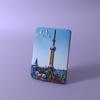 China Shanghái imán de nevera ciudad turismo recuerdo fabricantes de resina magnética venta al por mayor hecho a mano tridimensional mini creativo