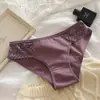 Bragas de Encaje para Mujer, Alta Calidad, Lujo Ligero, Ligeramente Sexy, Cintura Media, Algodón Puro, Tallas Grandes, Comercio Exterior, Venta al por Mayor, Bragas sin Costuras para Mujer
