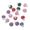 Amazon gypsophila diamante cristal hongo bola de arcilla DIY con cuentas coche suelto con cuentas accesorios llavero al por mayor