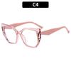 TR90 Luz Azul Moda Gafas Planas para Mujer Transfronterizas Europa y Estados Unidos con Gafas Montura de Gafas Avanzada Montura de Gafas