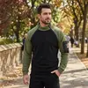 Moletom Masculino Novo de Venda Quente Transfronteiriço para Outono e Inverno, Gola com Zíper Duplo Moderna e Fashion, Blusa Masculina Color-Blocking, Roupa Casual