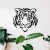 Geração inovadora esculpido tigre pvc adesivos de parede decorativos quarto sala de estar fundo autoadesivo adesivos removíveis atacado