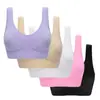 [Set de Cinco Piezas] Venta al por Mayor por Fabricante Chaleco Bra de Yoga a Prueba de Golpes sin Cables para Mujer Ropa Interior sin Costuras para Mujer