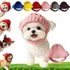 Sombrero a prueba de viento, popular, cálido, de gran venta para otoño e invierno, accesorio para la cabeza de Bulldog Francés, sombrero de perro tejido de nuevo estilo transfronterizo para mascotas para Halloween