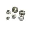 Tuerca de brida hexagonal galvanizada, tuerca GB, tapa de rosca reforzada, cara de brida, tuerca de tapa grande M8M10M6