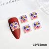 Rojo en línea Año Nuevo Estilo chino caricatura accesorios para uñas lindos tridimensionales moda nacional león resina diy accesorios para uñas