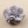Nueva tela con borde quemado, flor hecha a mano, joyería de bricolaje, accesorios para el cabello, flor artificial, accesorios de horquilla, flor elástica, punto de flor