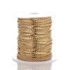 Corrente de jóias de aço inoxidável 4mm friso corrente cubana nk cadeia DIY colar pulseira acessórios acessórios de jóias transfronteiriças