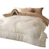 Colcha Sencilla de Color Sólido para Todas las Estaciones para Dormitorio del Hogar, Colcha Engrosada para Primavera y Otoño para Dormitorio de Estudiante, Núcleo de Colcha Doble, Colcha Perezosa Todo en Uno