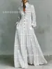 2026 Nuevo Vestido Camisa de Manga Larga Transfronterizo con Elementos de Moda, Vestido Casual Único con Ceñidor en la Cintura para Mujer, Estilo Primavera y Otoño