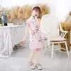 Cheongsam para Niñas Vestido de Verano Estilo Chino Hanfu Vestido Estilo Occidental Vestido de Princesa Estilo Retro para Bebé