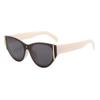 Gafas de Sol de Ojo de Gato de Marco Grande a la Moda y de Alta Gama con Diseños, Adecuadas para Estilos Europeos y Americanos, Aspecto Natural, Conducir, Viajes Diarios al Aire Libre, Gafas Versátiles para Fotografía Callejera
