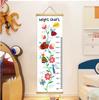 Quarto Infantil Altura de Pendurar Adesivos de Parede Desenho Animado Decoração de Parede de Fundo Tabela de Visão Régua de Medição Removível Pintura Pendurada Criativo