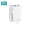 Cargador multiporta transfronterizo 3USB+3PD, adecuado para teléfonos Apple y Android, con adaptadores de corriente estándar europeo y británico