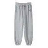 Pantalones de chándal holgados de invierno para tallas grandes con cintura alta, para personas altas, estilo nuevo, pantalones deportivos cálidos casuales hechos de algodón