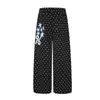 Calça Esportiva Casual Retro Americana Urso Mágico, Calça de Moletom Reta Solta, Calça Versátil de Paraquedista de Perna Larga