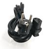 Cable de alimentación con enchufe de certificación estándar europeo cola de flor de ciruelo cable de alimentación de cola de producto cable de alimentación de host de computadora en stock
