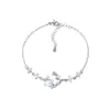 Pulseira Planeta Rosa Feminina Luxo Leve High-End Pulseira de Pedra da Lua Moda Mais Fácil de Combinar Pulseira Nicho Flor de Diamante