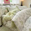 Conjunto de quatro peças 100% algodão puro de Xinjiang Classe A, roupa de cama totalmente em algodão adequada para dormir nu, qualidade para mãe e bebê, inclui lençol de baixo e fronha, conjunto de três peças para dormitório