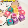 Corazón Cuadrado de Cuentas de Dos Colores Estrella de Cinco Puntas Superficie Ab Gráficos Lindos Cuentas Ins Joyería Hecha a Mano DIY Cadena de Bolso Cadena de Teléfono Móvil