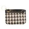 Billetera de Espiga con Doble Cremallera para Mujer, Portatarjetas, Billetera para Monedas, Almacenamiento de Identificación, Mini Bolso de Mano