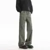 Calça Cargo Lumberjack Retro Americana Masculina High Street Marca Trendy Design Solto Casual Cleanfit Reta Longa