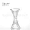 Portavelas Pequeño Transparente Engrosado Estilo Europeo Varilla Hexagonal para Insertar Mesa de Comedor Velas Largas Velas Perfumadas Fiesta de Bodas