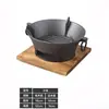 Parrilla de carbón de hierro fundido, Estufa de carbón engrosada, Estufa para olla seca, Estufa de carbón, Parrilla pequeña de carbón de hierro fundido