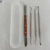 Herramienta Dental de Acero Inoxidable para Cuidado Bucal para Eliminar Manchas, Raspar Sarro, Suciedad, Espejo de Brackets, Limpiador Multifuncional