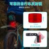 Adaptación para bicicleta posicionamiento Airtag luz trasera antirrobo bicicleta de carretera bicicleta de montaña tubo del sillín luz trasera reflectante luz lateral reflectante