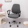 Funda para Silla Dividida Silla Giratoria de Oficina Silla de Computadora para el Hogar Funda para Reposabrazos Elástica para Asiento de Silla Funda Universal para Taburete Cubierta