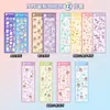 Pegatina de Tarjeta Goo Pegatina Láser Coreana Material para Diario de Mano Pegatina Linda Impermeable Pegatina DIY Pegatina Personalizada Decoración